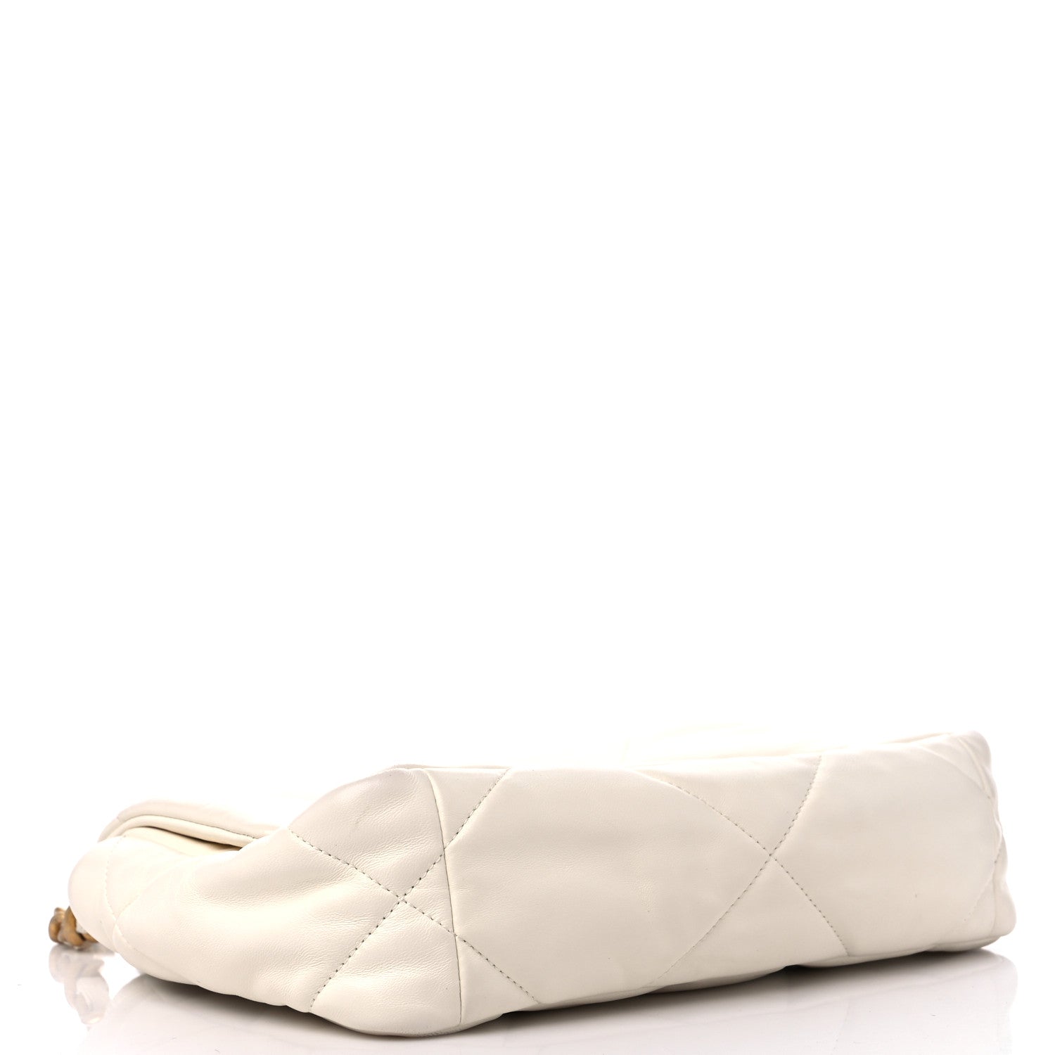Chanel Lambskin Quilted Medium Chanel 19 Flap White 4 of 14