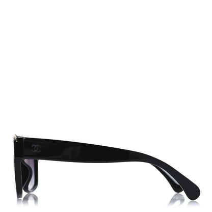 Chanel Acetate Square Sunglasses 71505-A Black Grey 3 of 10