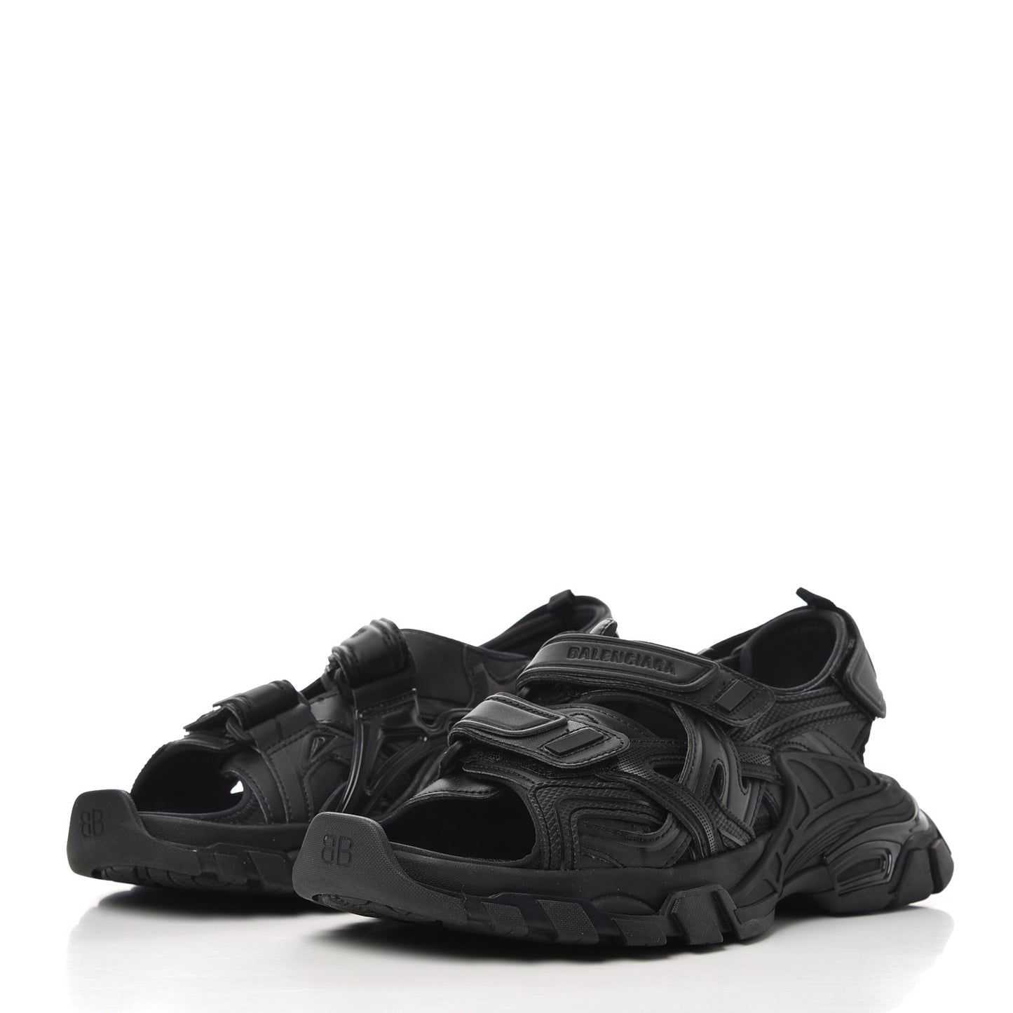 Neoprene Rubber Womens Track Sandals 38 Black