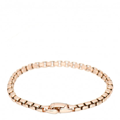 David Yurman 18K Rose Gold 5mm Box Chain Bracelet 3 of 4