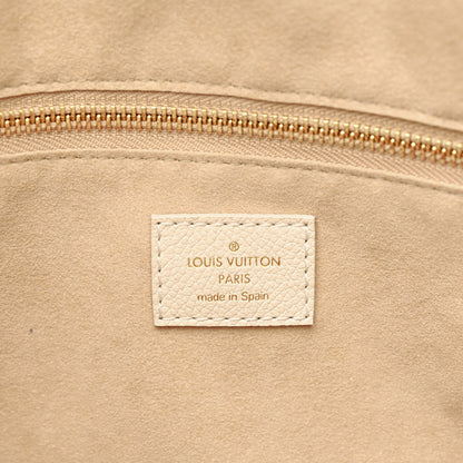 Louis Vuitton Empreinte Monogram Spring In The City Neverfull MM Kaki Beige Cream 6 of 9