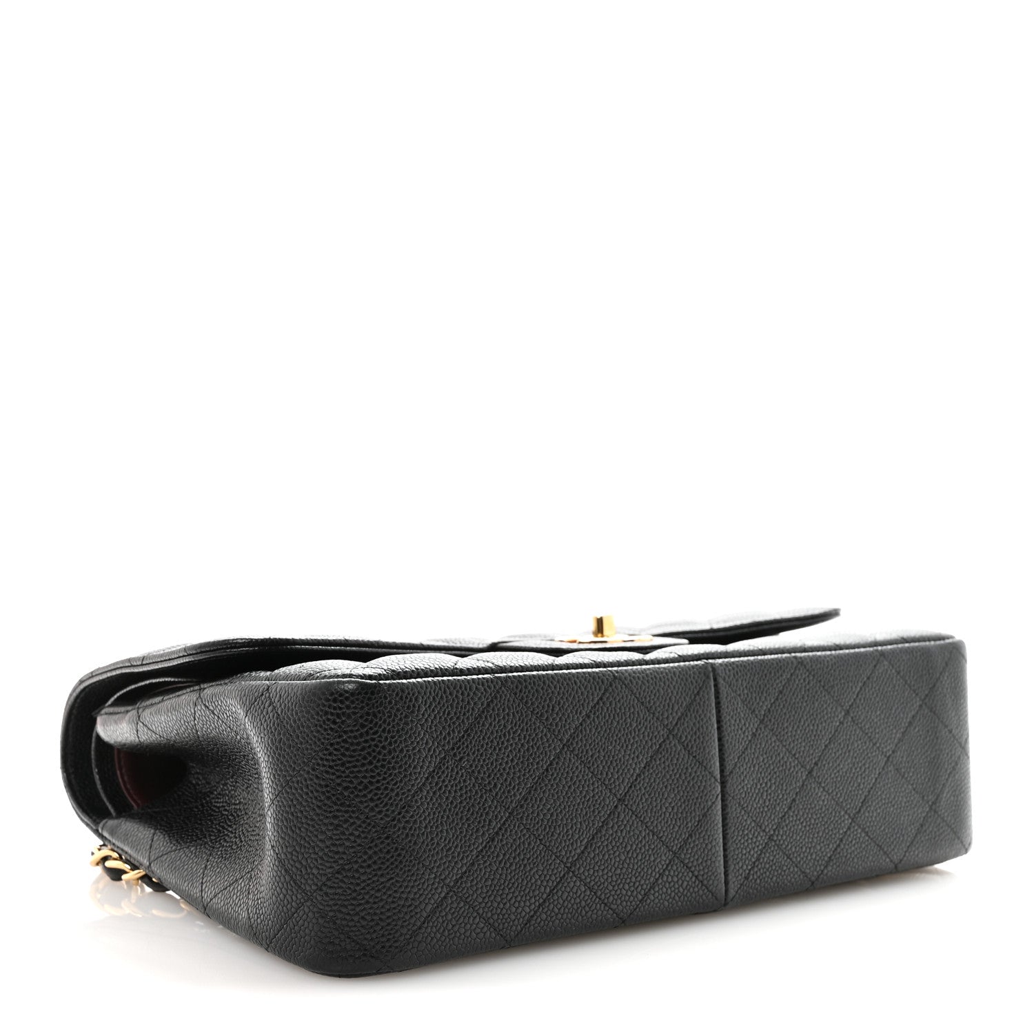Chanel Caviar Quilted Jumbo Double Flap Black 5 of 12