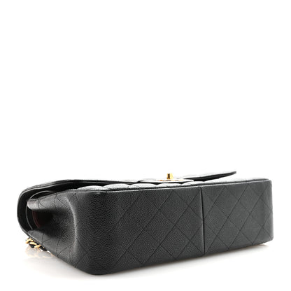 Chanel Caviar Quilted Jumbo Double Flap Black 5 of 12