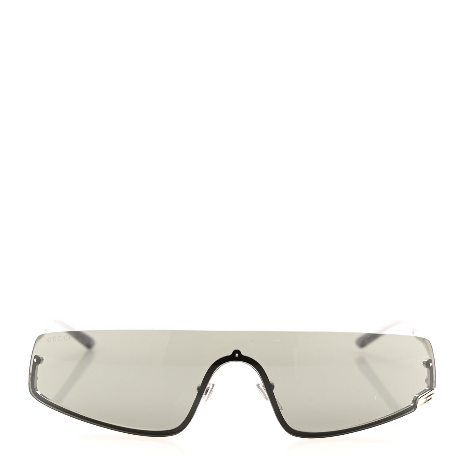 Gucci Metal Mask Shaped Frame Sunglasses GG1561S Grey 2 of 8