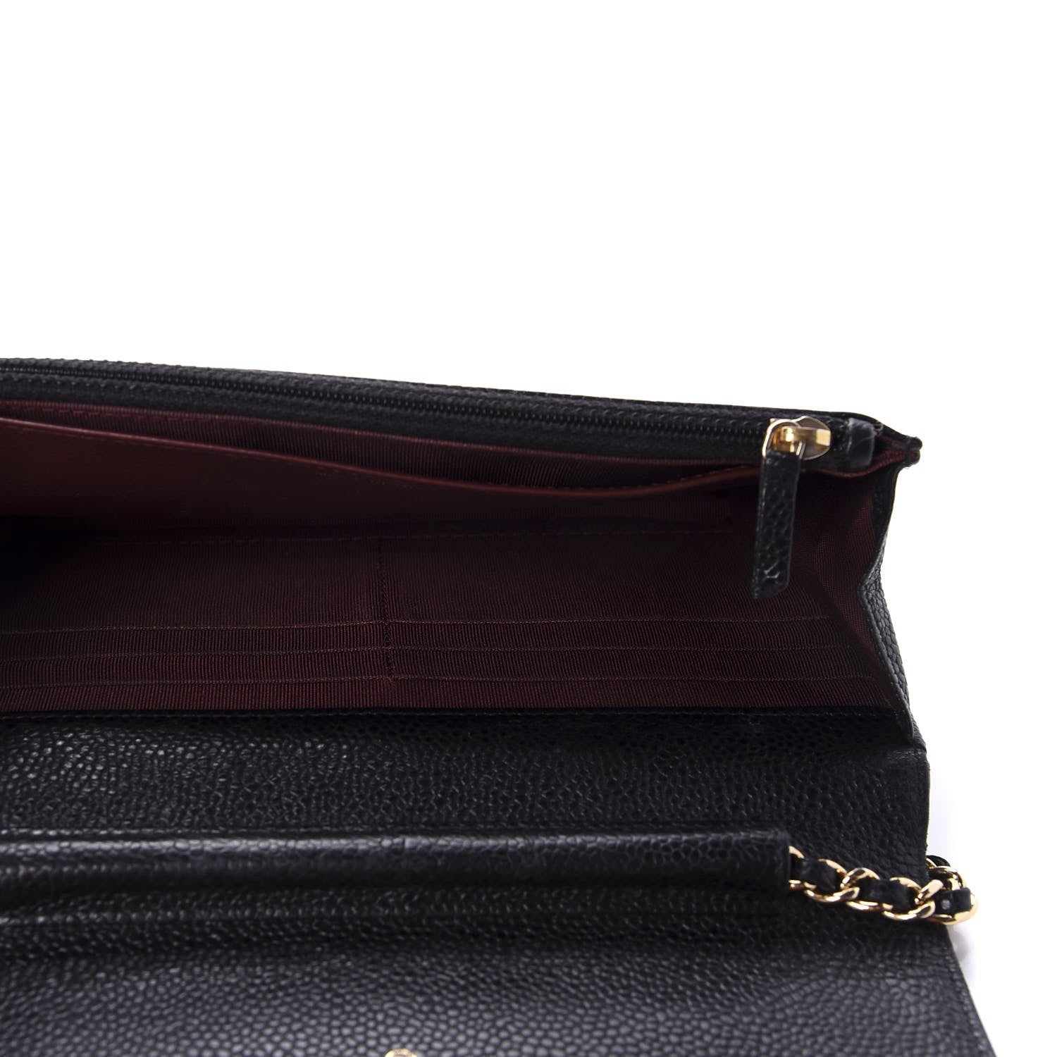 Chanel Caviar Quilted Wallet On Chain WOC Black 6 of 13