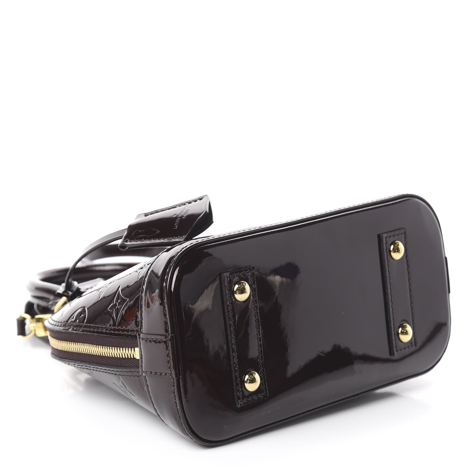 Louis Vuitton Vernis Alma BB Amarante 3 of 8