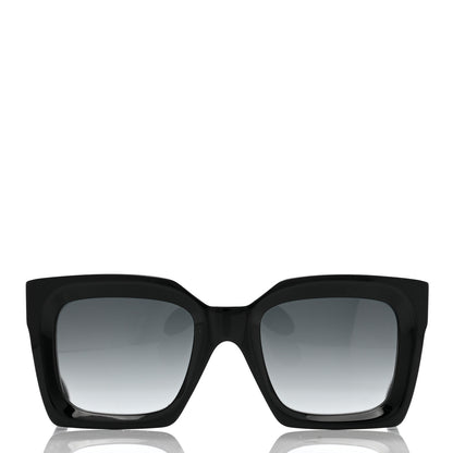 Celine Acetate Square Sunglasses CL401301 Black 2 of 7