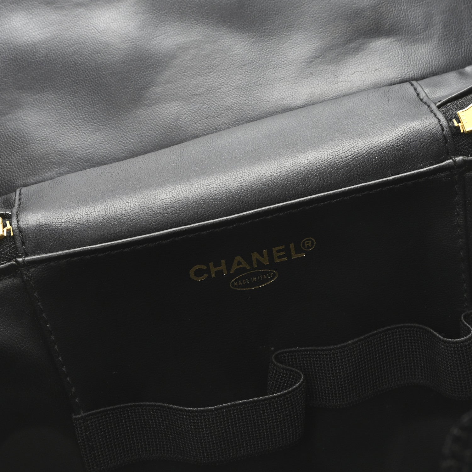 Chanel Caviar CC Vanity Train Case Black 6 of 10