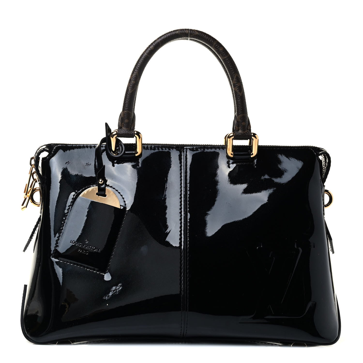 Louis Vuitton Patent Calfskin Miroir Tote Black 1 of 4