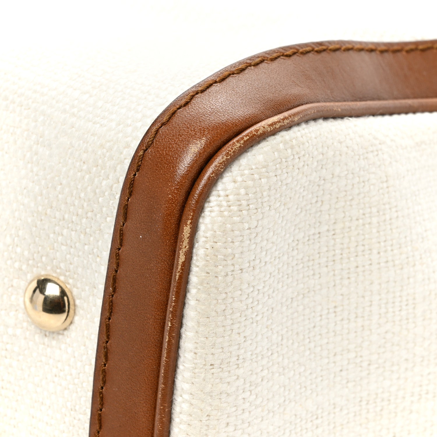 Gucci Canvas Vintage Web Medium Boston Off White 10 of 16