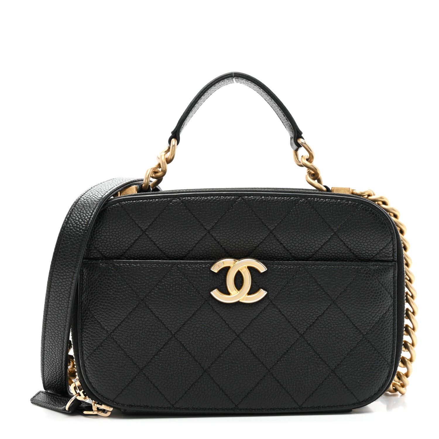 Chanel Caviar Quilted Small Camera Bag Black 1 of 14