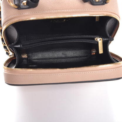 Chanel Caviar Quilted Medium CC Filigree Vanity Case Beige Black 5 of 7