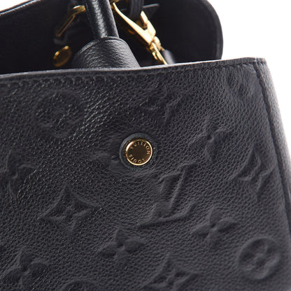 Louis Vuitton Empreinte Montaigne MM Black 16 of 19
