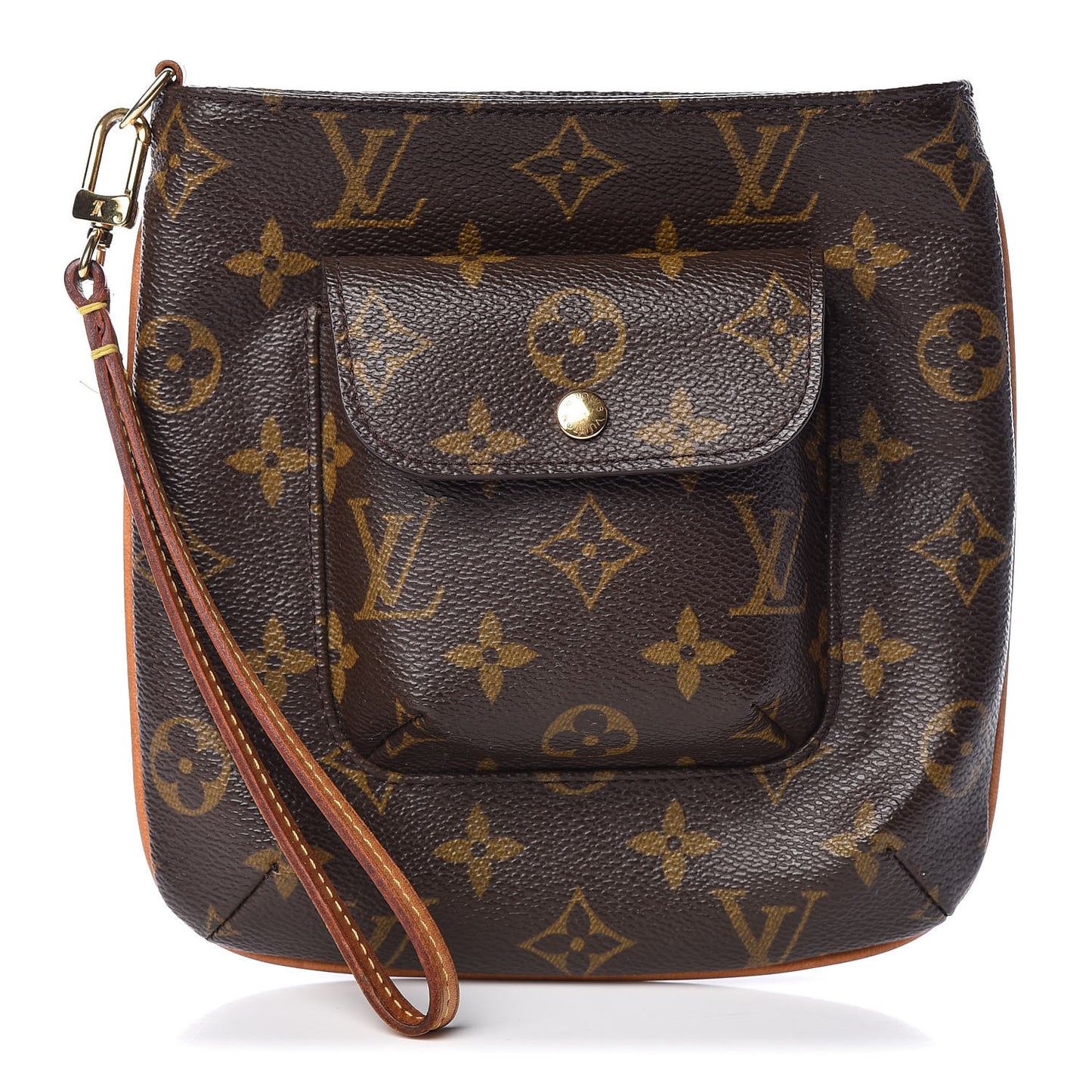 Monogram Partition Wristlet