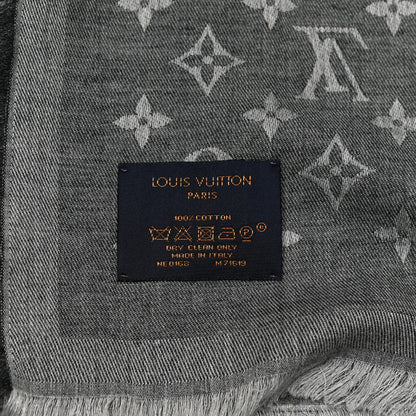 Louis Vuitton Cotton Monogram Essential Stole Gris 3 of 4