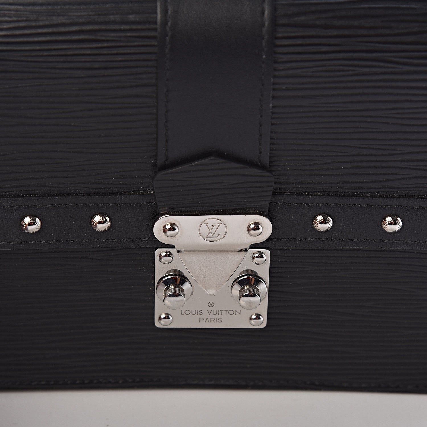 Louis Vuitton Epi Trunk Chain Wallet Black 9 of 9