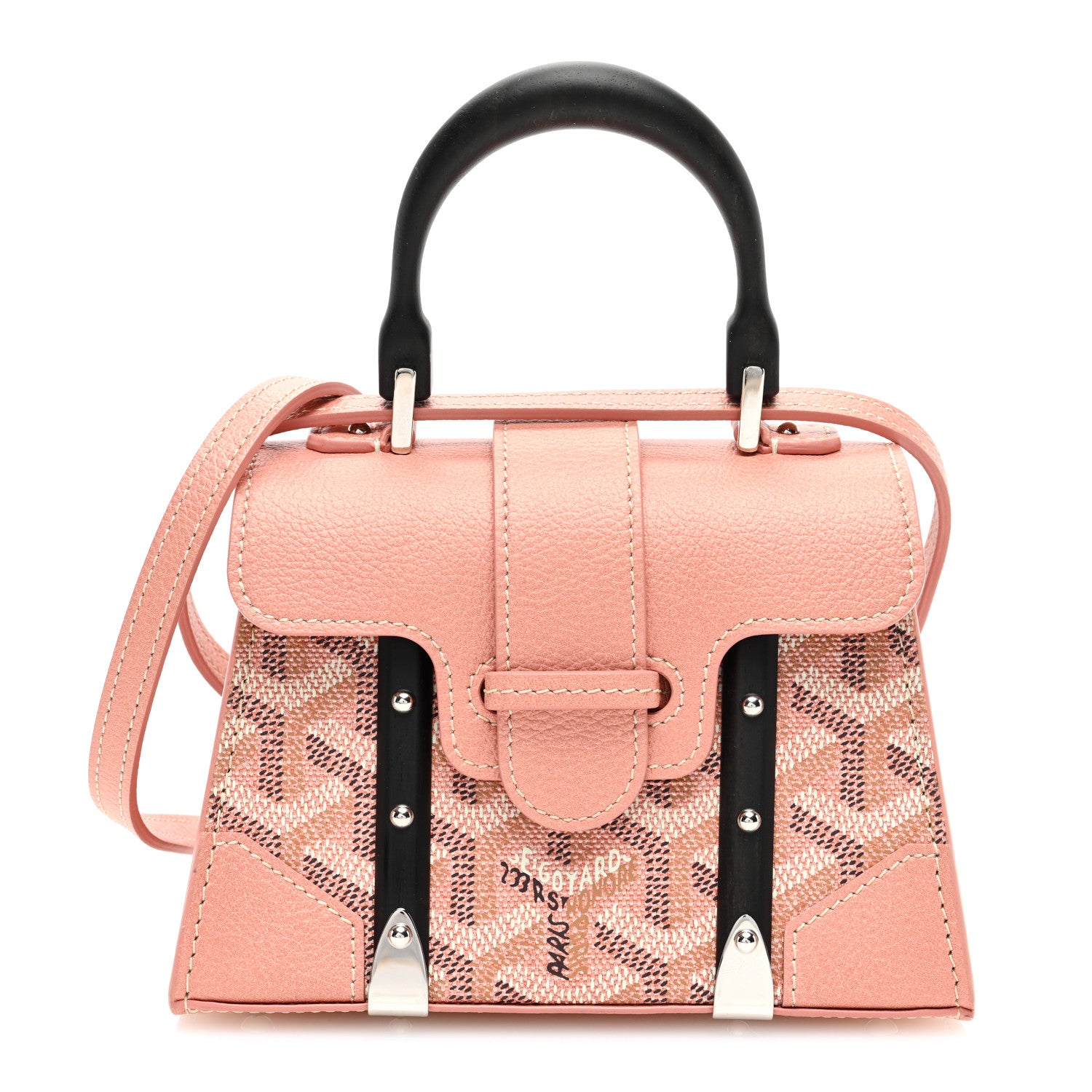 Goyard Iridescent Goyardine Structure Nano Saigon Pearly Coral 1 of 9