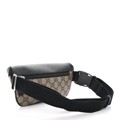 Gucci GG Supreme Monogram Belt Bag Black 3 of 12