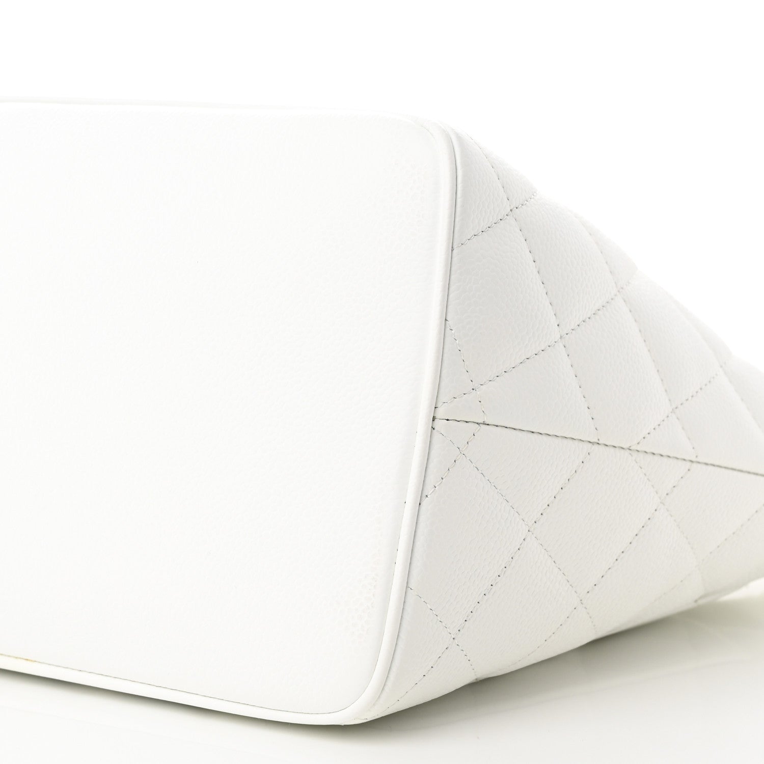 Chanel Caviar Quilted Medallion Tote White 10 of 16