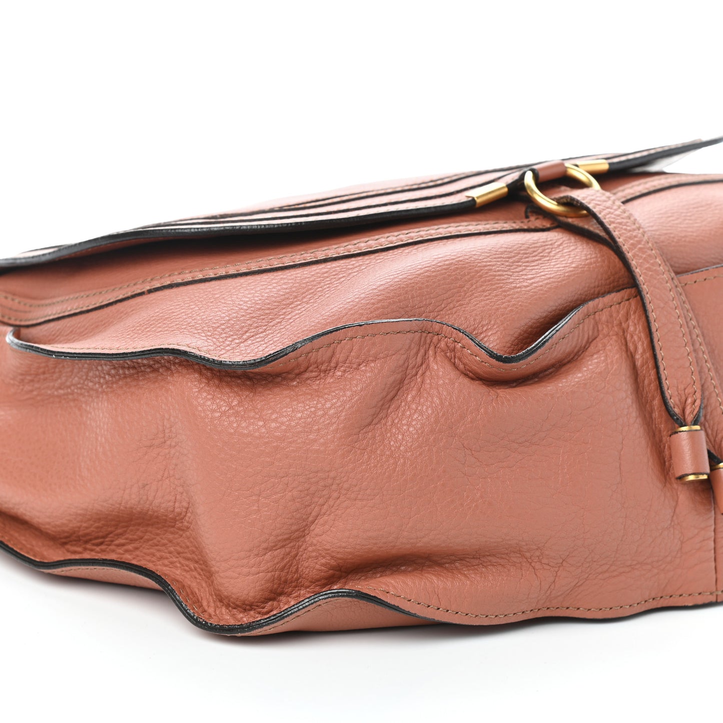 Calfskin Large Marcie Hobo Coral