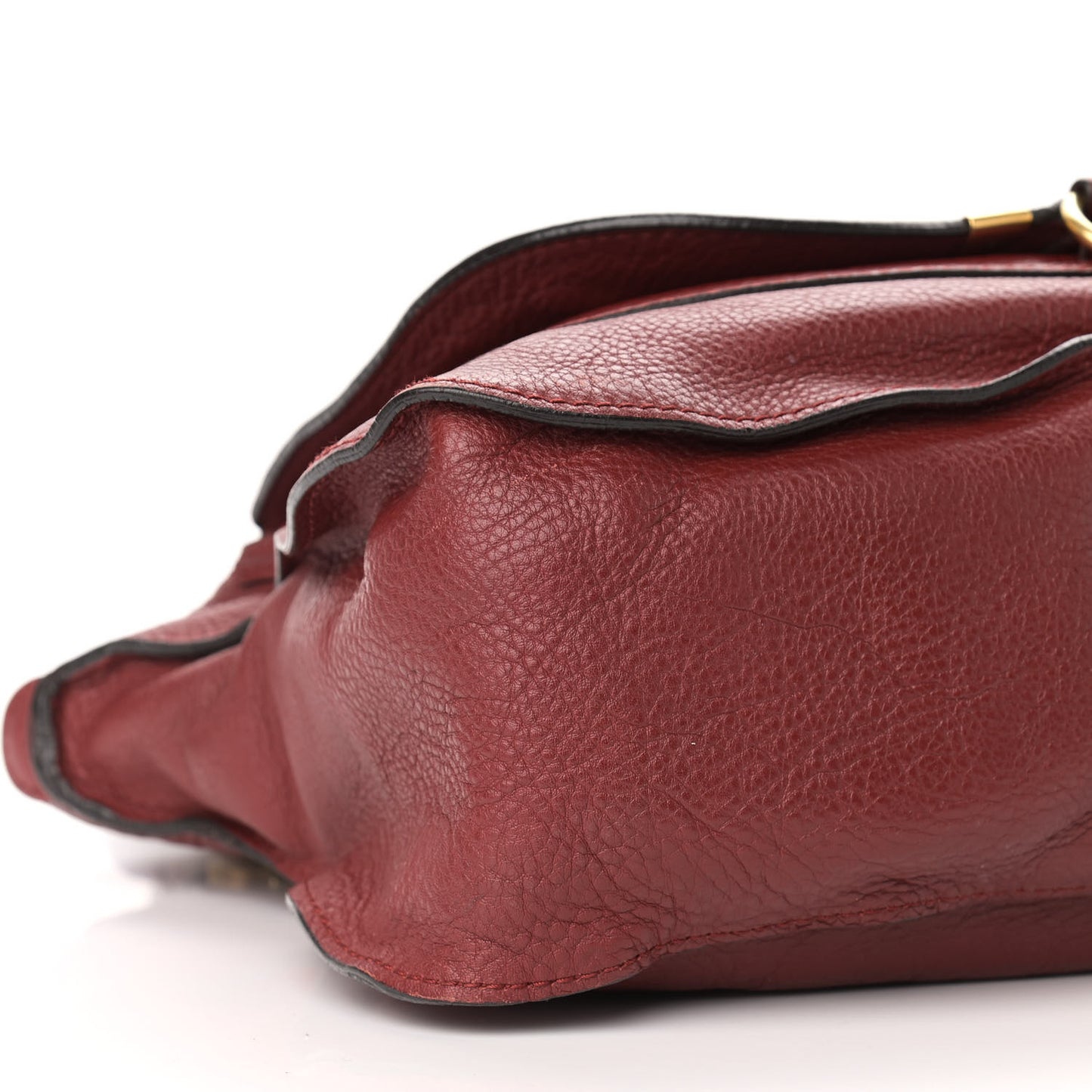 Calfskin Medium Marcie Satchel Garnet
