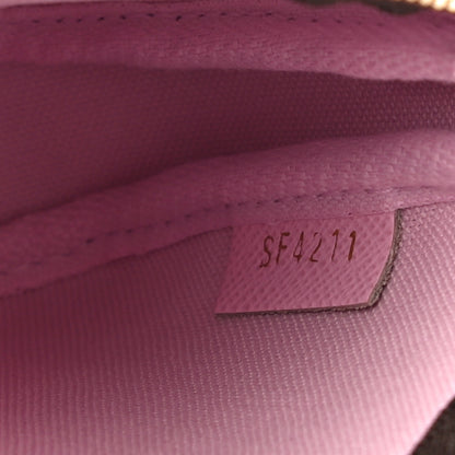 Louis Vuitton Monogram 2021 Christmas Animation Japanese Garden Mini Pochette Accessories Wisteria Pink 6 of 11
