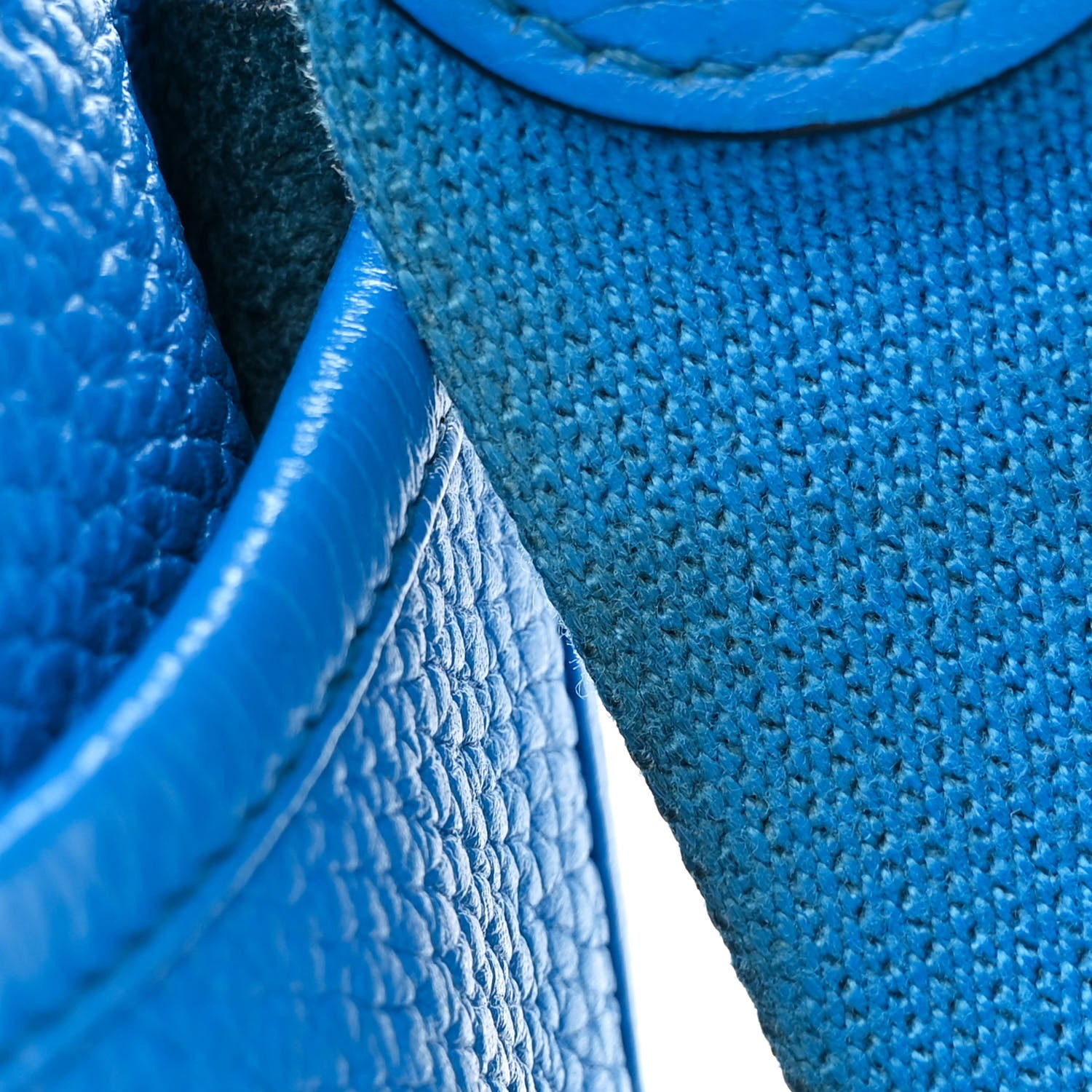 Hermes Taurillon Clemence Evelyne III PM Bleu Hydra 12 of 16