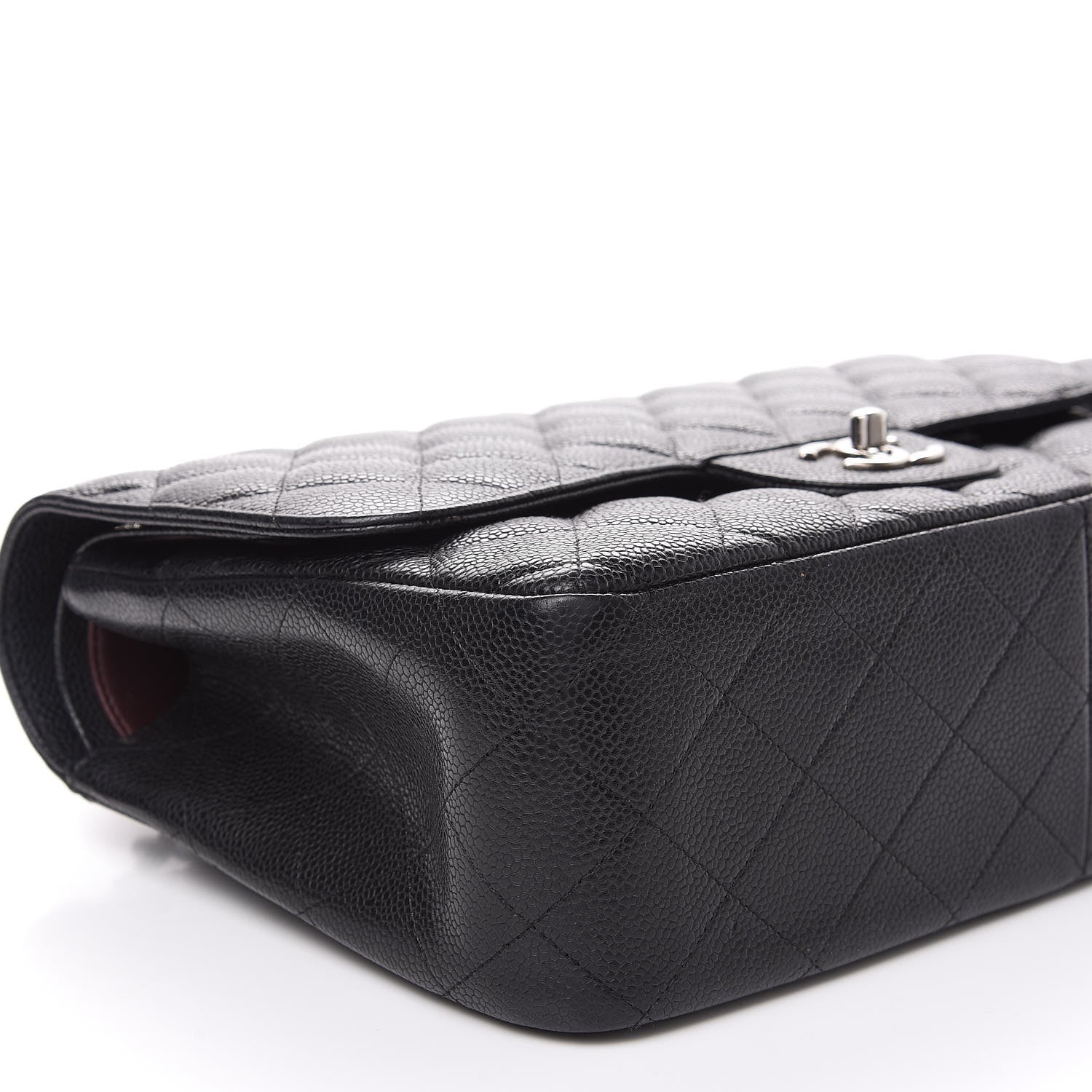 Chanel Caviar Quilted Jumbo Double Flap Black 5 of 11