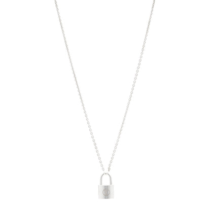 Louis Vuitton Sterling Silver Lockit Necklace 1 of 5
