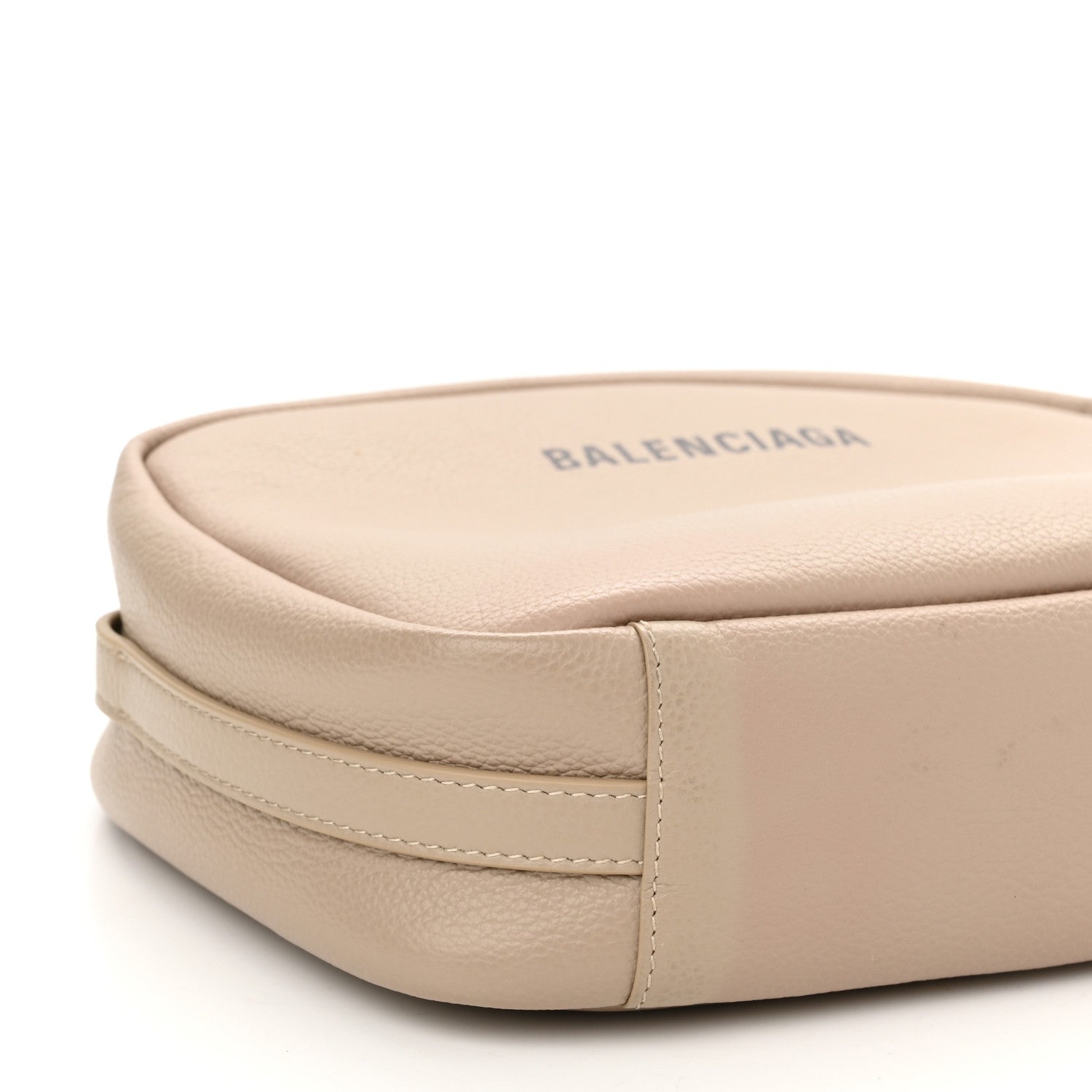 Balenciaga Calfskin Logo M Everyday Camera Bag Beige 8 of 9
