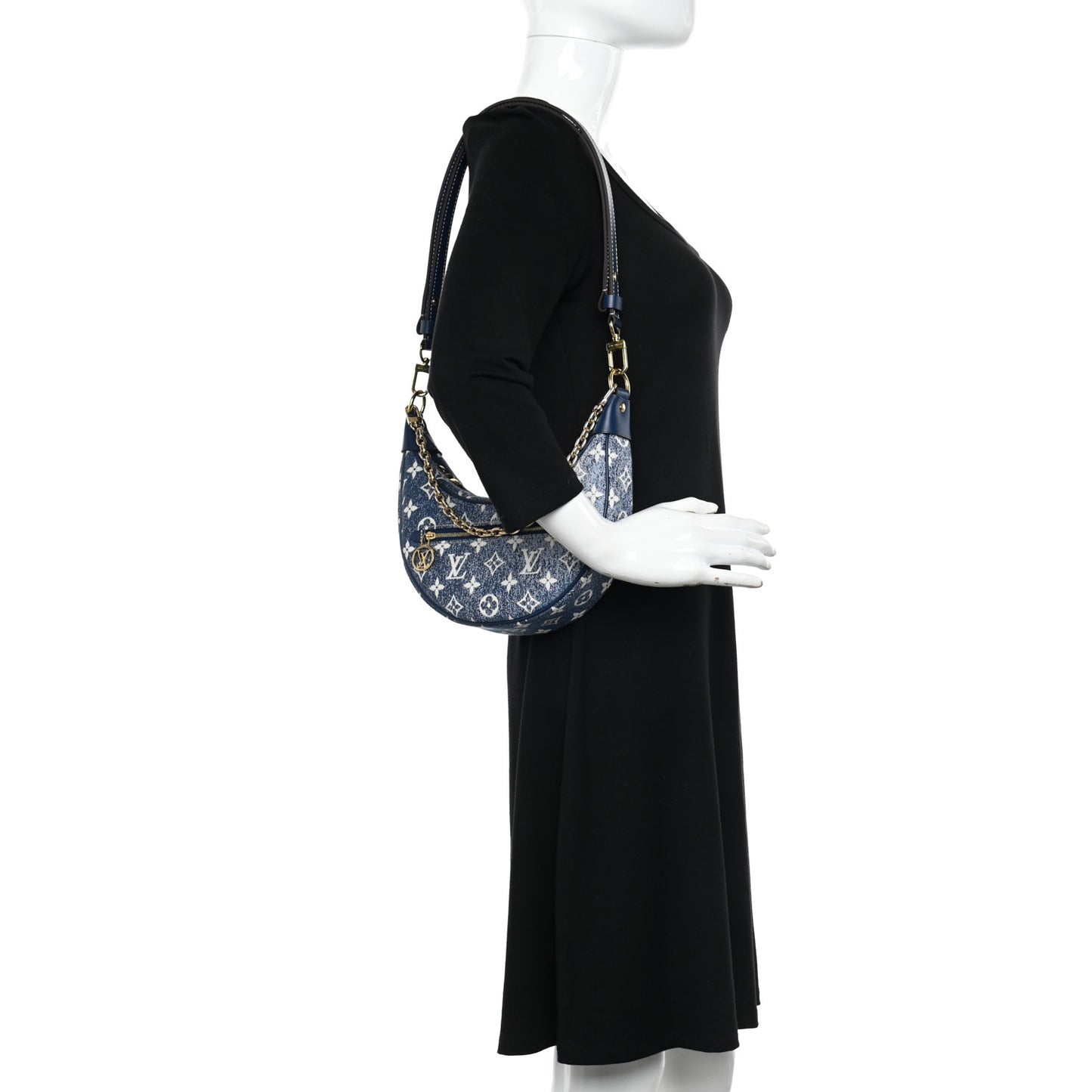 Monogram Jacquard Denim Loop Bleu