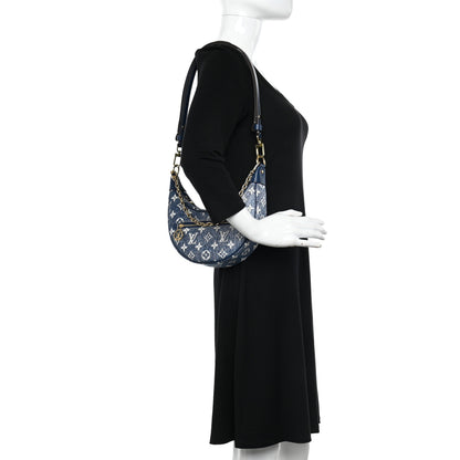 Louis Vuitton Monogram Jacquard Denim Loop Bleu 2 of 10