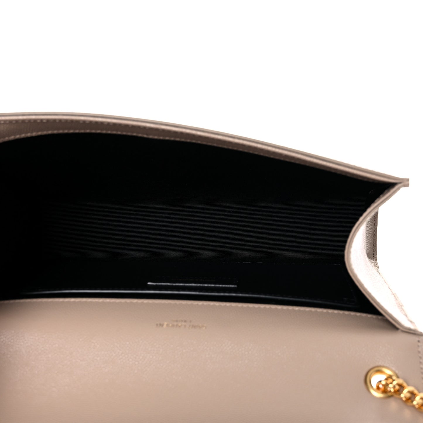 Grain De Poudre Medium Monogram Kate Satchel Dark Beige