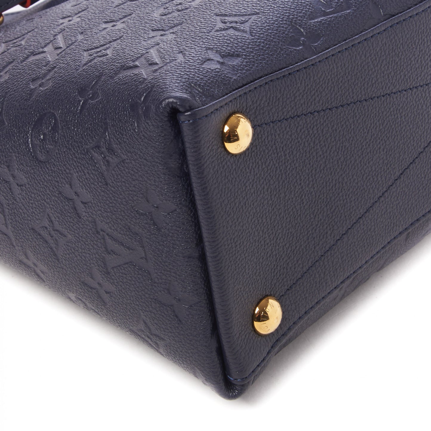 Empreinte V Tote MM Marine Rouge