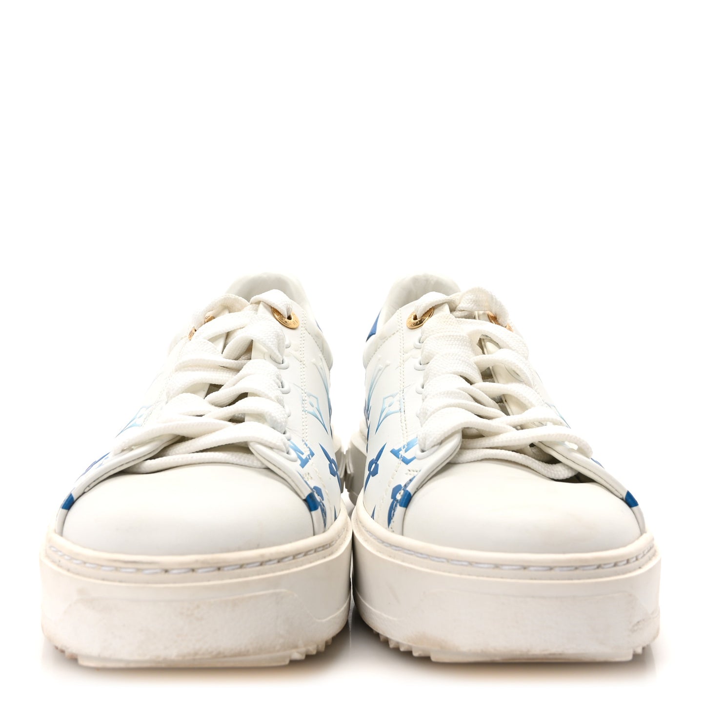 Monogram Time Out Sneakers 36.5 Blue