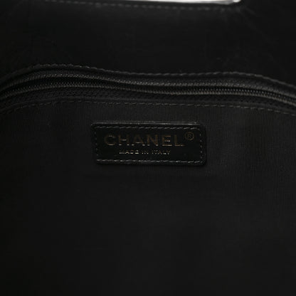 Chanel Aged Calfskin Medium Charm Shopping Bag Black 6 of 10