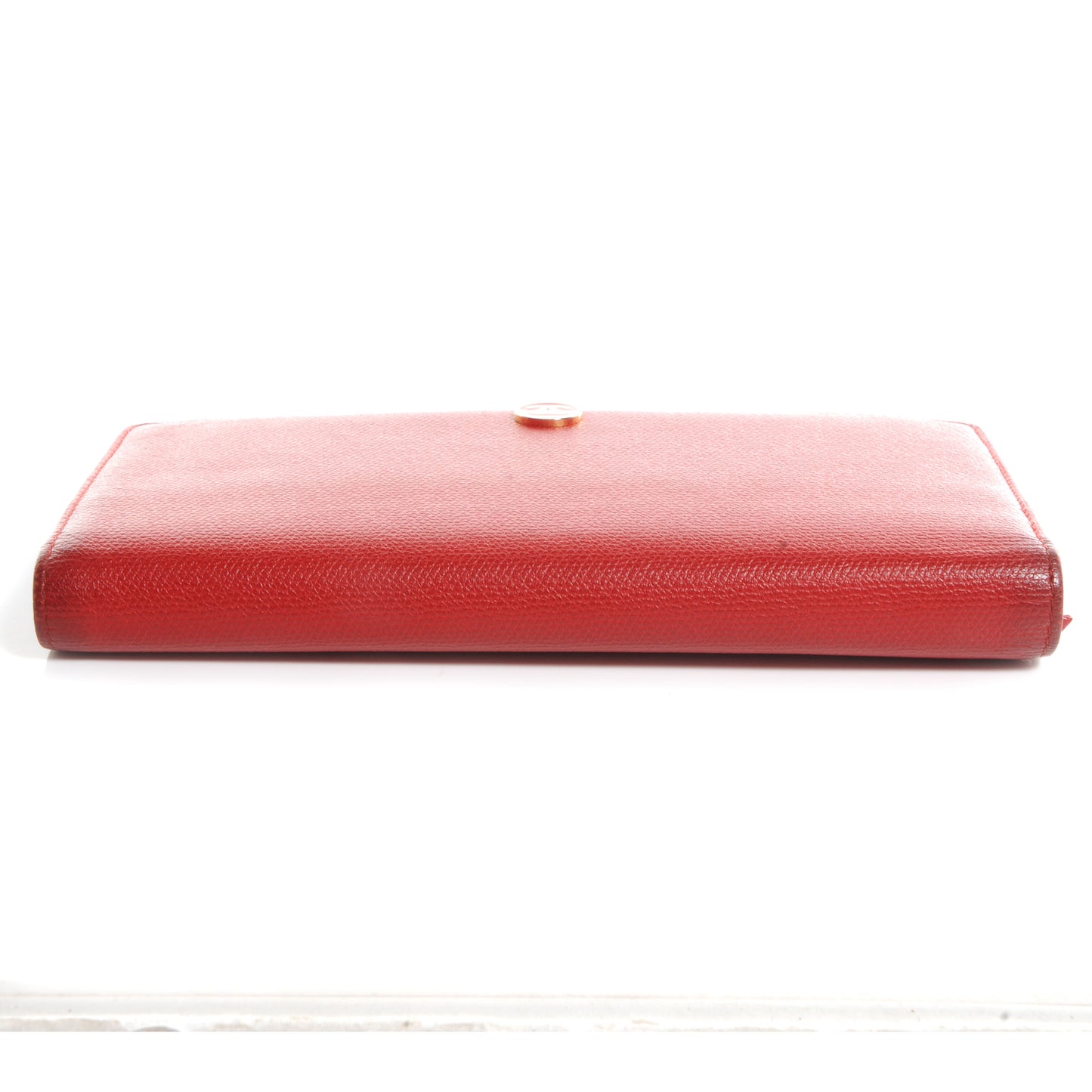 Calfskin Yen Wallet Red