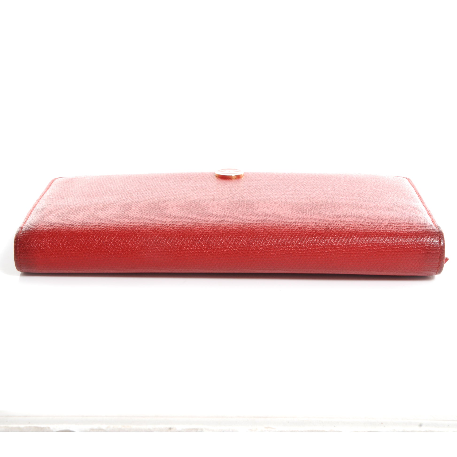 Chanel Calfskin Yen Wallet Red 6 of 9