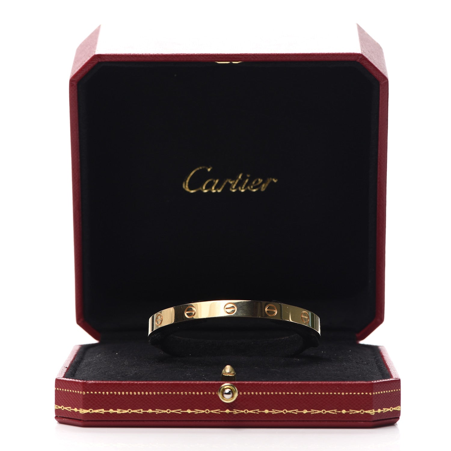 Cartier 18K Yellow Gold LOVE Cuff Bracelet 18 6 of 6