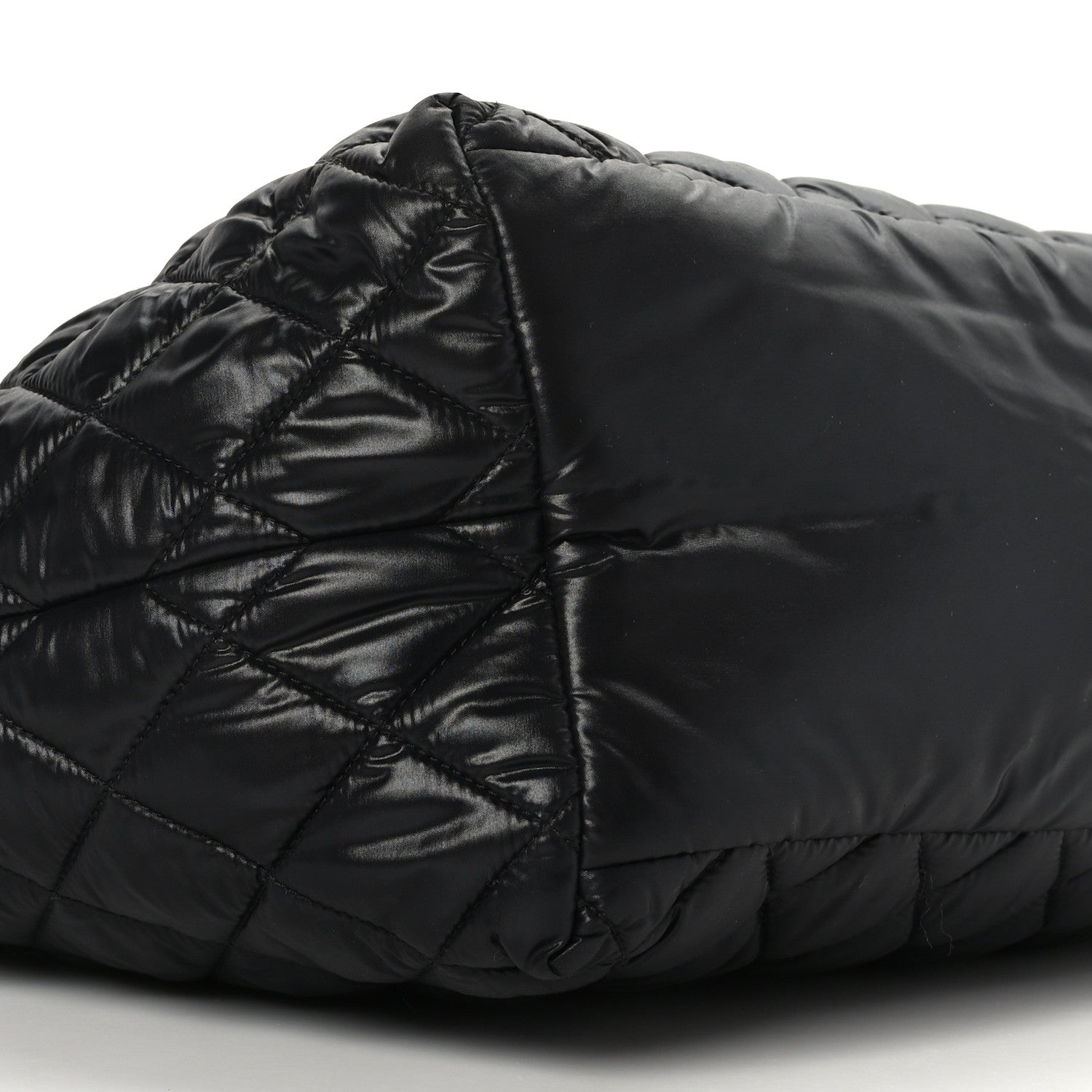 Chanel Nylon Quilted Small Coco Cocoon Tote Black 7 of 8