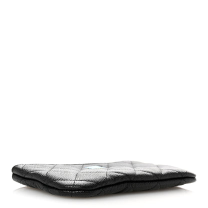 Chanel Caviar Quilted Small Cosmetic Case Black 4 of 8