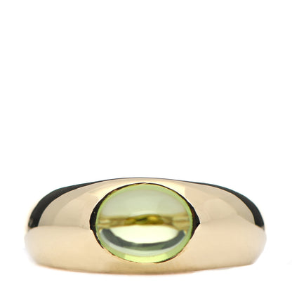 Tiffany 18K Yellow Gold Peridot Ring 50 5.5 1 of 5
