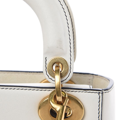 Christian Dior Calfskin Painted Niki de Saint Phalle Dragon Lady Dior Bag White 10 of 12