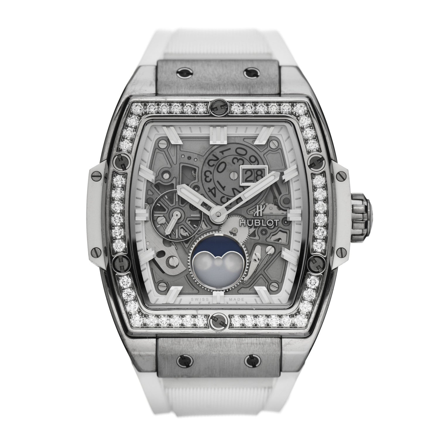 Hublot Titanium Rubber Diamond Bezel 42mm Spirit of Big Bang Automatic Watch 647.NE.2070.RW.1204 1 of 5