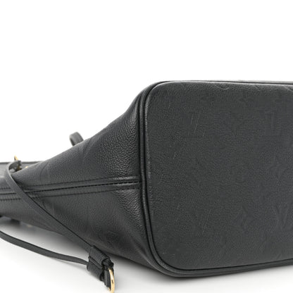 Louis Vuitton Empreinte Monogram Giant Neverfull MM Black 8 of 9