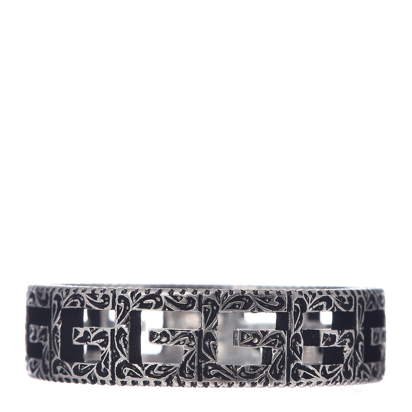 Sterling Silver Narrow Square G Band Ring 66 11.5