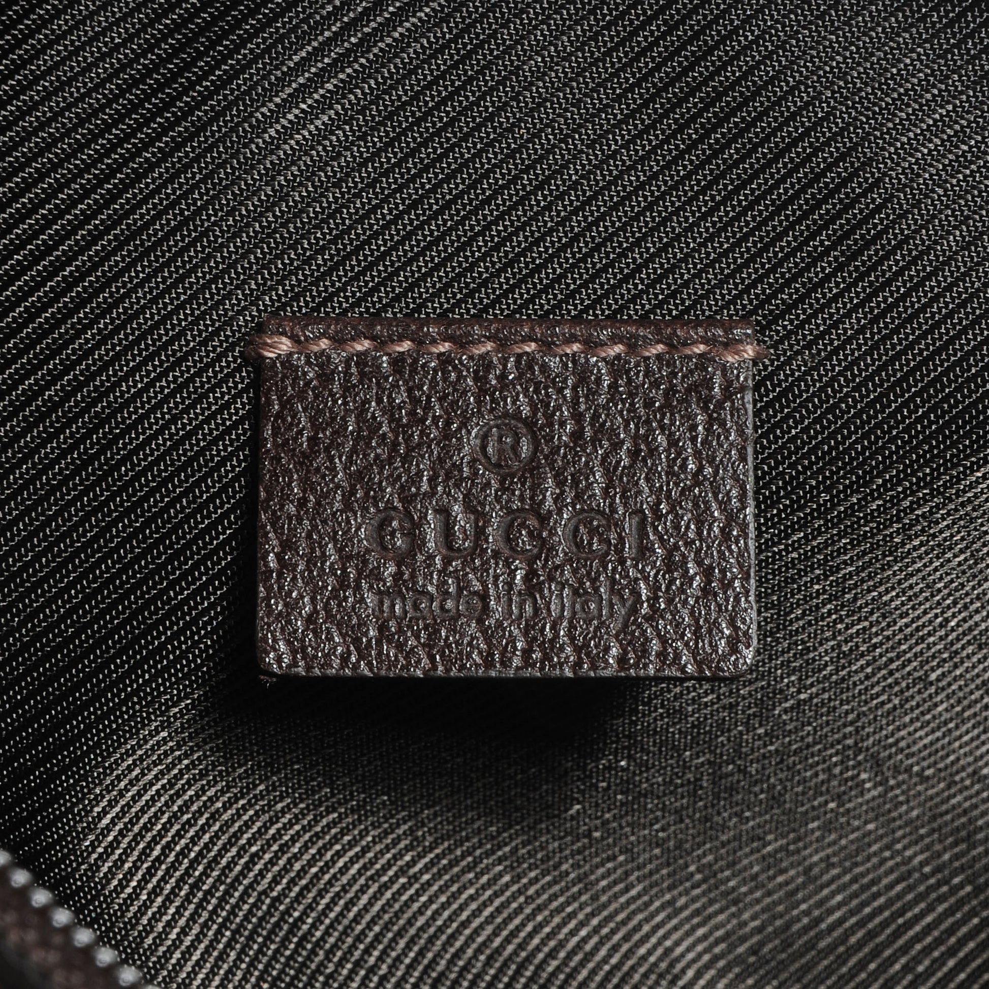 Gucci Monogram D Ring Pochette Brown 7 of 8