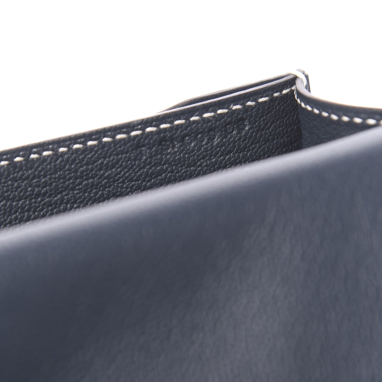 Evercolor Swift Faco Clutch Bleu de Malte Rose Tyrien Gold