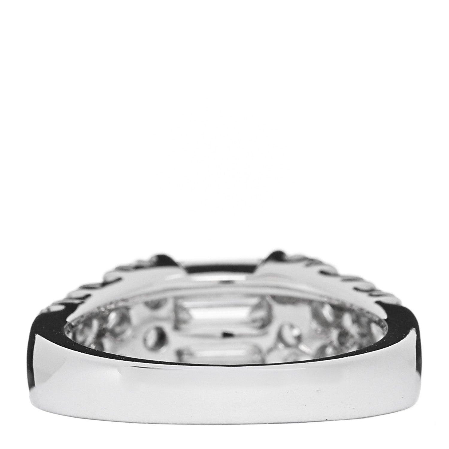 Parker & West by FASHIONPHILE 18K White Gold Diamond 1.92ctw Baguette Round Cut Ring 50 5.25 4 of 9