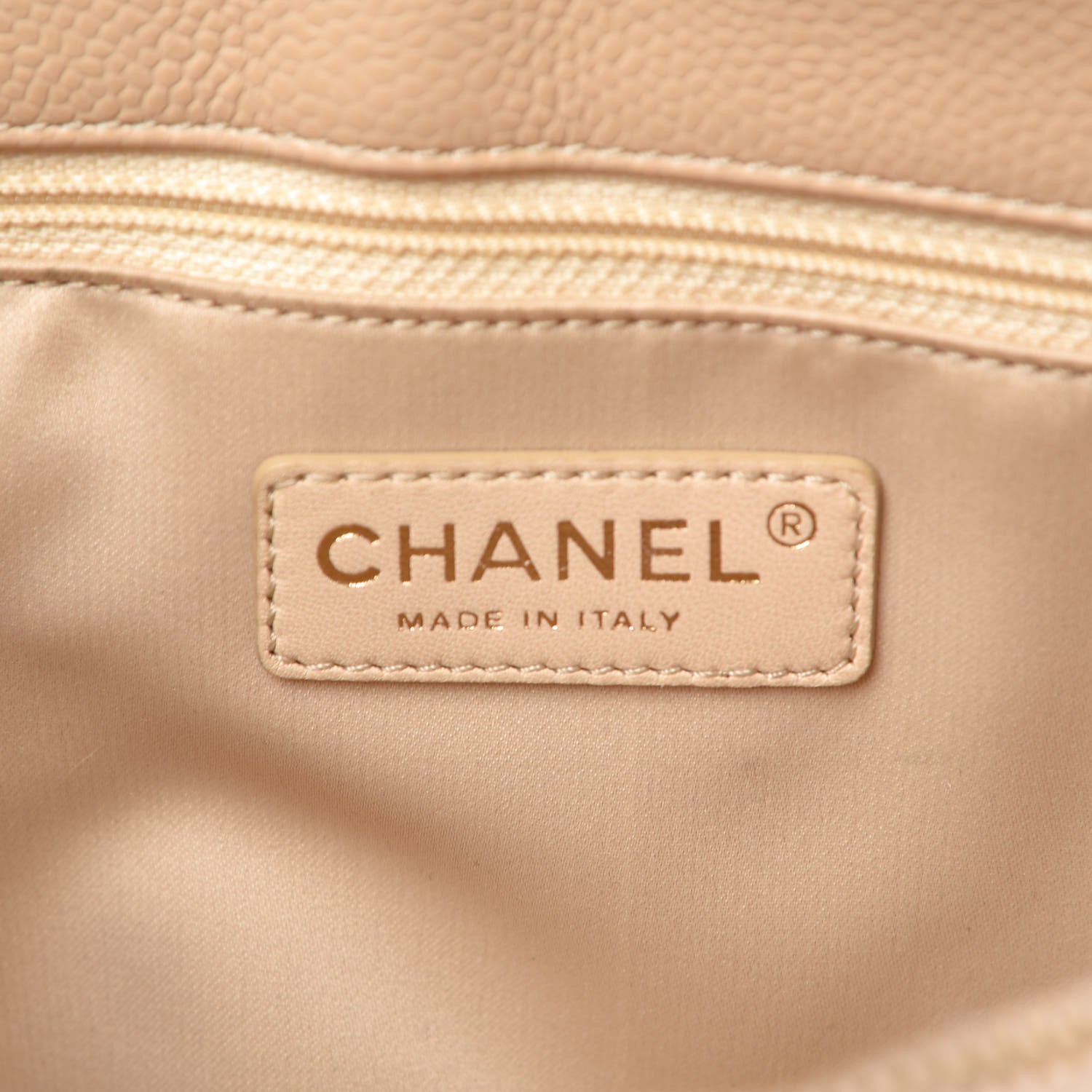 Chanel Caviar Quilted Grand Shopping Tote GST Beige Clair 6 of 14